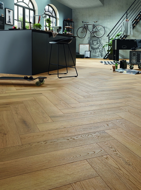 Kronotex Balıksırtı Parke Herringbone 